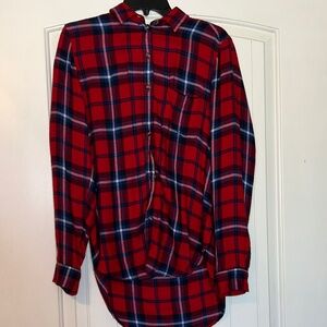 American eagle red flannel medium
